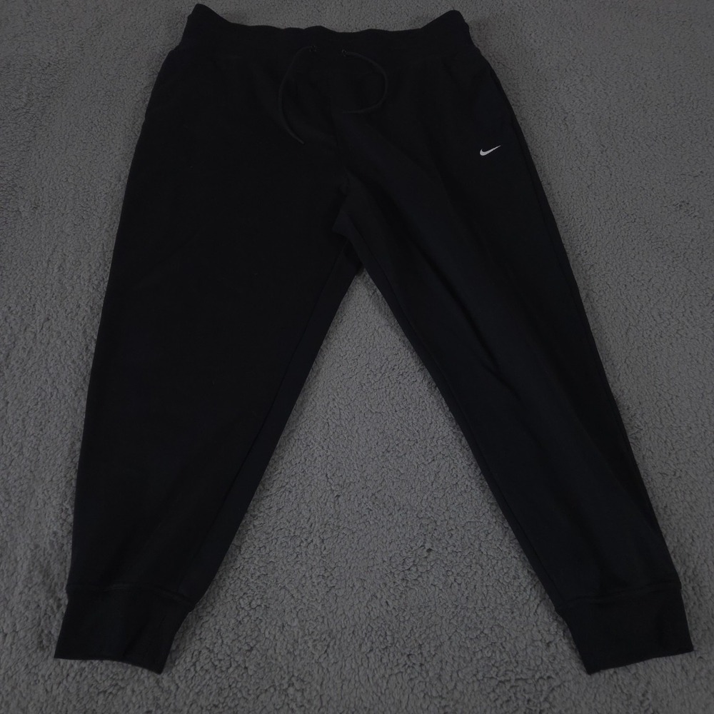 Nike Therma-FIT One Joggers Womens XL Black Sweatpants High-Waisted 7/8 Mid Rise